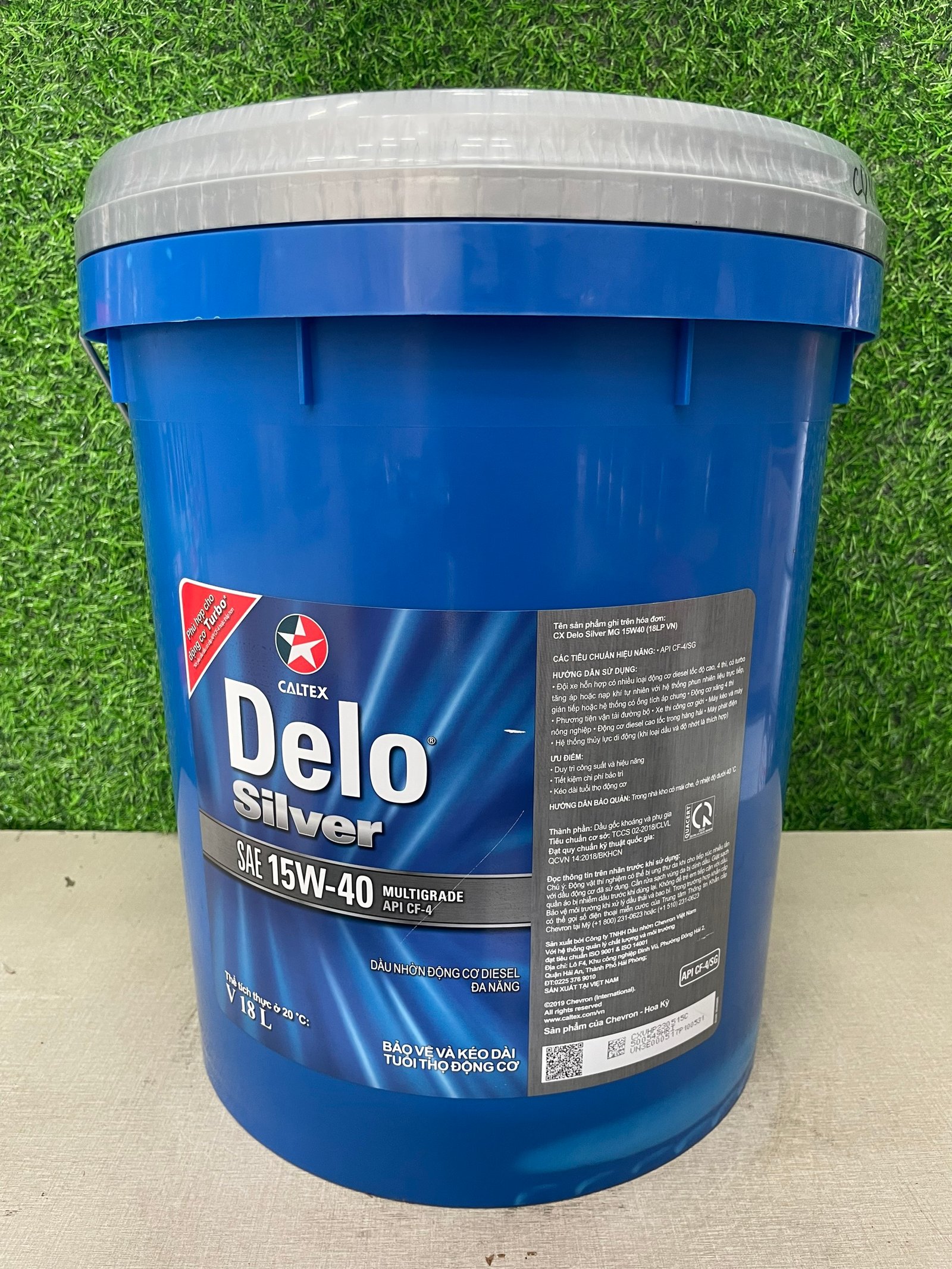 Dầu động cơ Caltex Delo Silver Multigrade API CF-4/SG 15W-40